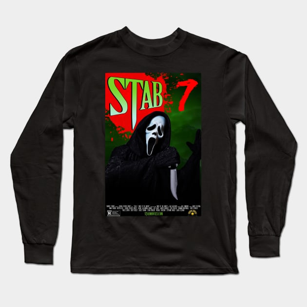 Stab 7 Poster Long Sleeve T-Shirt by StabMovies